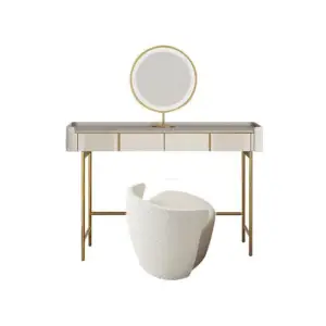 طاولة تسريحة بتصميم مميز مع مرايا و كرسي 6 | طاولة تسريحة بتصميم مميز مع مرايا و كرسي