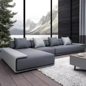 كنب زاوية بتصميم منخفض مودرن