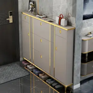 خزانة احذية بتصميم متدرج فخم 2024