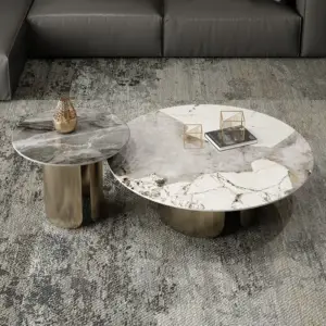 طاولة قهوة رخام بتصميم مميز 7 | طاولة قهوة رخام بتصميم مميز