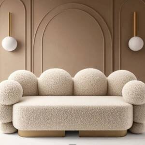 | كنب مريح بتصميم بابل متعدد المقاسات