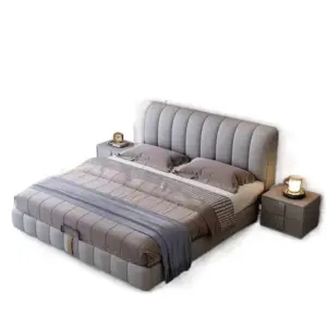 سرير مودرن مميز مع 2 كومود أوروبي