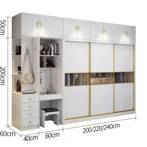 خزانة ملابس لغرفة نوم اسكندافية 14 | خزانة ملابس لغرفة نوم اسكندافية