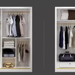 خزانة ملابس لغرفة نوم اسكندافية 8 | خزانة ملابس لغرفة نوم اسكندافية