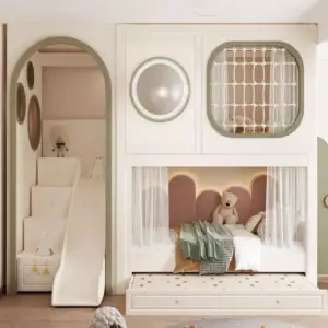 سرير دورين بتصميم بوابة مضيئة 1 سرير دورين بتصميم بوابة مضيئة