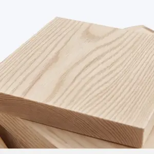 | سرير أطفال دورين من الخشب الطبيعي – تصميم آمن مع سلم جانبي – لون خشبي فاتح – ضمان سنتين