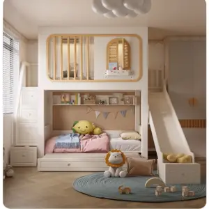 سرير أطفال دورين خشبي – تصميم عملي موفر للمساحة – متوفر بألوان متعددة – ضمان سنتين 5 | سرير أطفال دورين خشبي – تصميم عملي موفر للمساحة – متوفر بألوان متعددة – ضمان سنتين