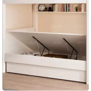 | سرير أطفال فضائي بطابقين مع مزلق عملي