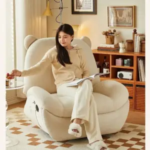 كرسي استرخاء مع مسند بتصميم قطة 