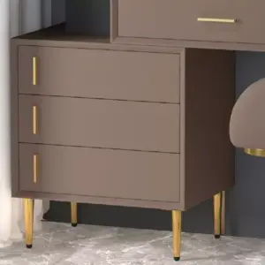 | طاولة تسريحة مع كرسي ومرأة