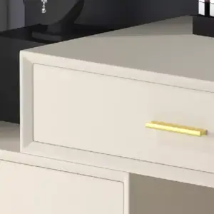 | طاولة تسريحة مع كرسي ومرأة