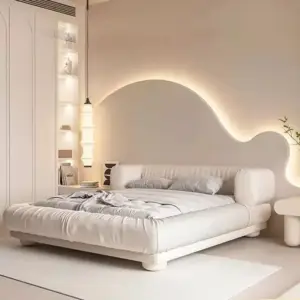 سرير مودرن تصميم حواف مغلقة