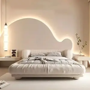 سرير مودرن تصميم حواف مغلقة