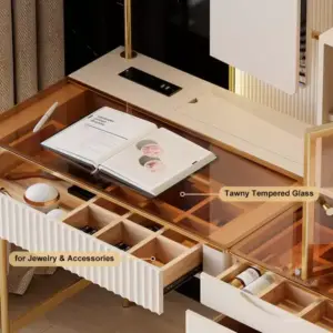 | طاولة تسريحة متعددة المزايا