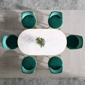 | طاولة طعام رخام قابلة للطي