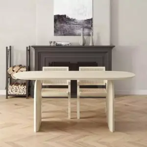 طاولة طعام خشب مع كراسي 