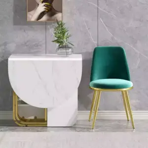 طاولة طعام رخام قابلة للطي 