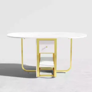 طاولة طعام رخام قابلة للطي 