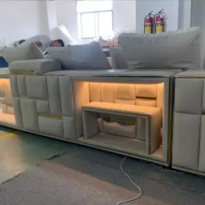 | كنب زاوية فخم متعدد المزايا