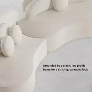 | كنب مودرن بتصميم عصري بمقاعد منحنية