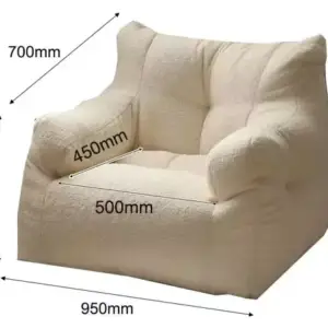 | كنب مفرد للاسترخاء بذراعين