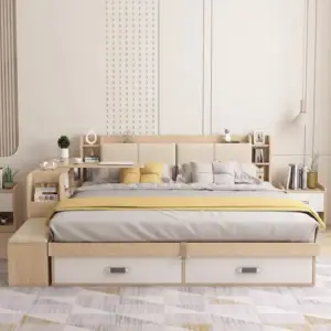 سرير بوحدات داخلية و جانبية