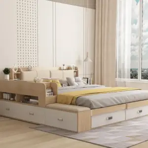 سرير بوحدات داخلية و جانبية