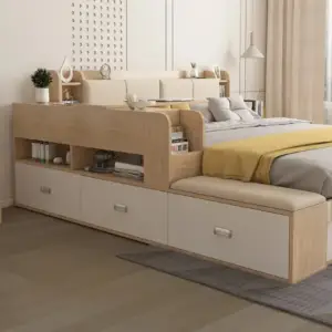 سرير بوحدات داخلية و جانبية