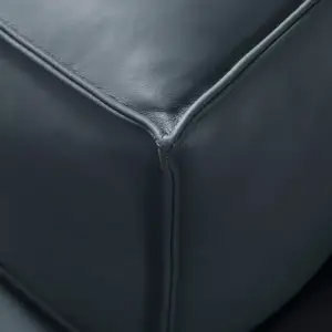 | كنب زاوية مودرن من جلد لغرفة المعيشة