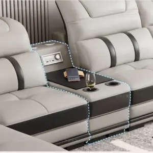 | كنبة زاوية مودرن بمميزات متعددة