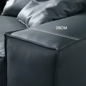 | كنب زاوية مودرن من جلد لغرفة المعيشة