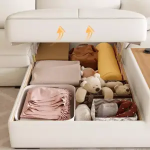 | كنب زاوية متعدد المزايا فحم