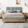 سرير مع طاولتين جانبيتين بتصميم ايطالى 7 سرير مع طاولتين جانبيتين بتصميم ايطالى