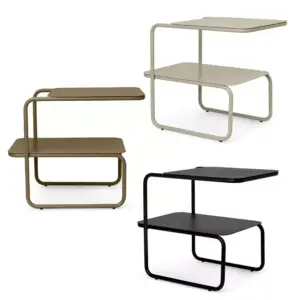 | طاولة خدمة جانبية مصممة من رفين مودرن