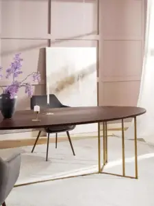 طاولة طعام دائرية تصميم ايطالى مميز
