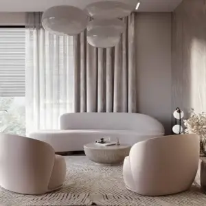 طقم كنب مميز متعدد مع طاولة قهوة