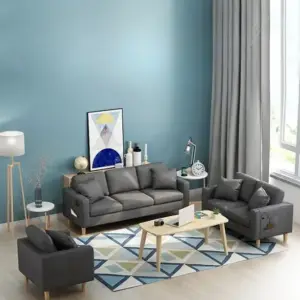 طقم جلوس كنب بتصميم راقي متعدد الألوان 4 طقم جلوس كنب بتصميم راقي متعدد الألوان