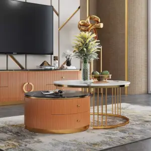 طقم طاولات تلفزيون وقهوة ايطالى فخم 14 طقم طاولات تلفزيون وقهوة ايطالى فخم