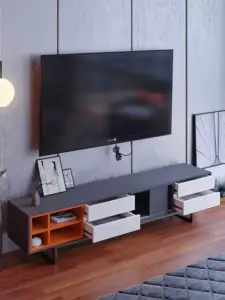 طقم طاولات قهوة وتلفاز مودرن شيك