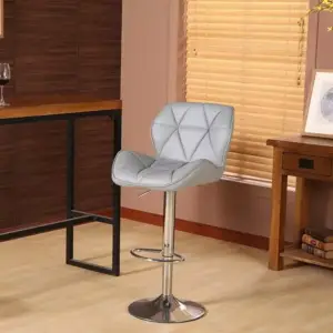 كرسي بار مميز من الفولاذ و الجلد الفاخر 2 كرسي بار مميز من الفولاذ و الجلد الفاخر