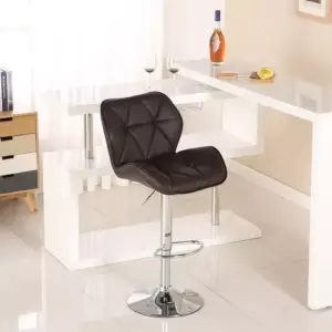 كرسي بار مميز من الفولاذ و الجلد الفاخر 6 كرسي بار مميز من الفولاذ و الجلد الفاخر