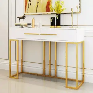 كونسول شيك من الاستيل المذهب 4 كونسول شيك من الاستيل المذهب