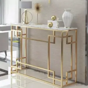 كونسول مودرن من الاستيل المذهب 4 كونسول مودرن من الاستيل المذهب