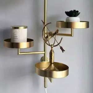 مصباح حائط جانبى بثلاثة أرفف شيك