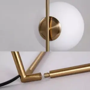 مصباح مودرن استيل مذهب شيك 