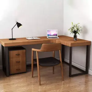 مكتب شيك حرف ال مع كرسي