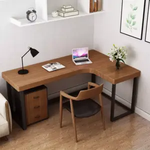 مكتب شيك حرف ال مع كرسي