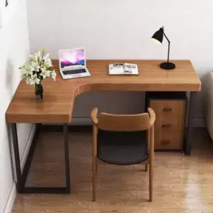 مكتب شيك حرف ال مع كرسي