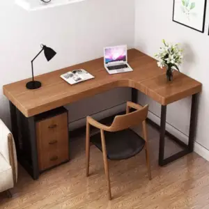 مكتب شيك حرف ال مع كرسي