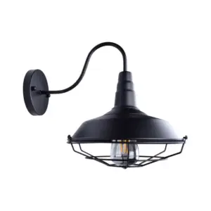 اضاءة جدارية اللون الاسود